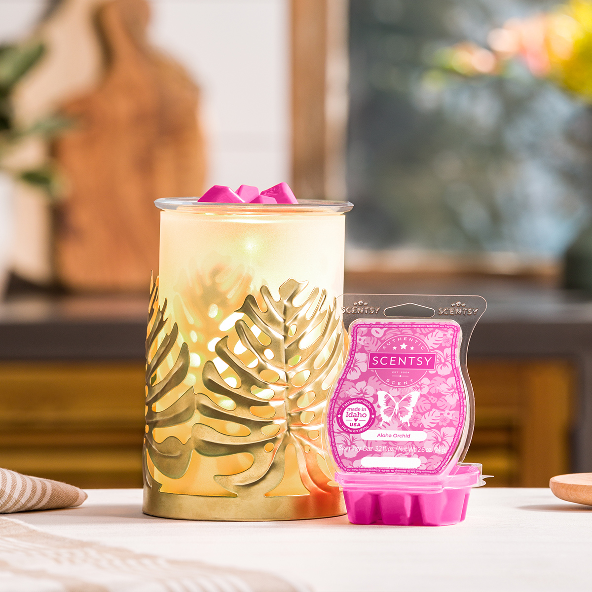 May Scentsy Warmer and Scent of the Month Safest Candles